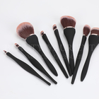 Streamlined Private Label Makeup Brushes 15.2CM With Aluminum Long Handle